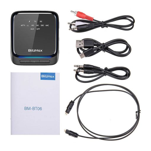 BlitzMax BT06, aptX Bluetooth 5.2 adó/vevő