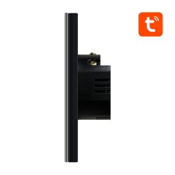 Smart Light Switch ZigBee Avatto ZTS02-EU-B2 2 Way TUYA (black)