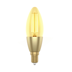 Woox Smart Home Filament Candle Design Led Izzo R5141 E14 49w 470 Lumen Warmw2700kcoldw6500k Wi Fi 15000h I322167
