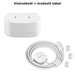 Sonoff vízérzékelő rendszer, érzékelő kábel és USB-C csatlakozóval.