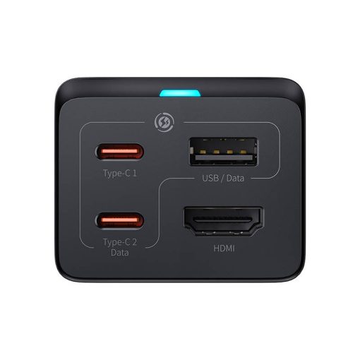 Baseus GaN5 Pro asztali gyorstöltő USB + 2x USB-C + HDMI, 67W (fekete) - Image 3
