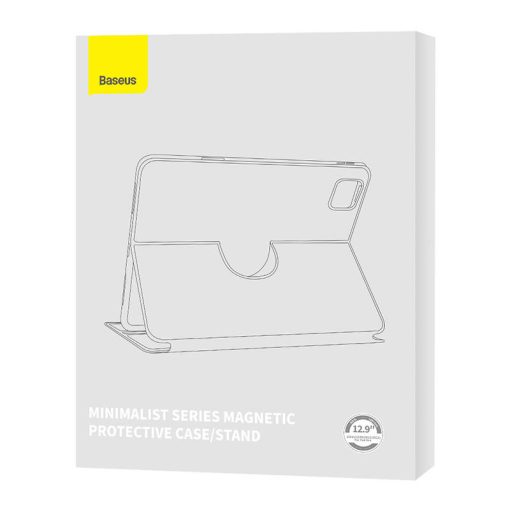 Baseus Minimalist Mágneses tok iPad Pro 12.9 (világosszürke) - Image 7