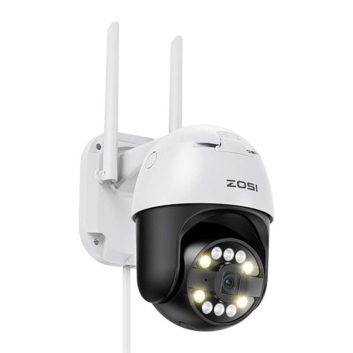 ZOSI C296 kültéri IP kamera, WiFi, Pan/Tilt, 8MP, Dual, IP66, 32GB microSD kártya