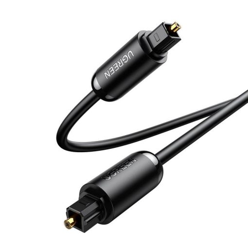 UGREEN AV122 optikai Toslink audiokábel, fonott alumínium, 1 m, fekete - Image 2