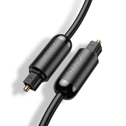 UGREEN AV122 optikai Toslink audiokábel, fonott alumínium, 1 m, fekete - Image 3
