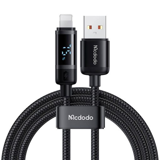 Mcdodo CA-5000 kábel, USB-A - Lightning, 1,2m, fekete