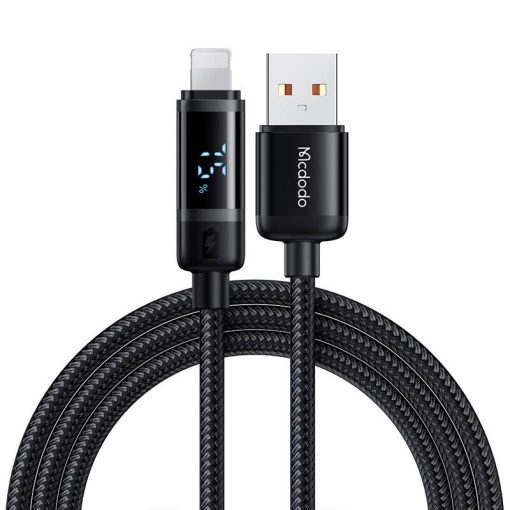 Mcdodo CA-5000 kábel, USB-A - Lightning, 1,2m, fekete - Image 2