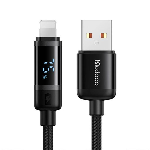 Mcdodo CA-5000 kábel, USB-A - Lightning, 1,2m, fekete - Image 3