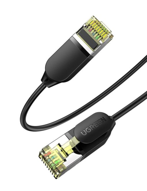 UGREEN NW149 hálózati kábel, Ethernet RJ45, Cat.7, F/FTP, 0,5m, fekete