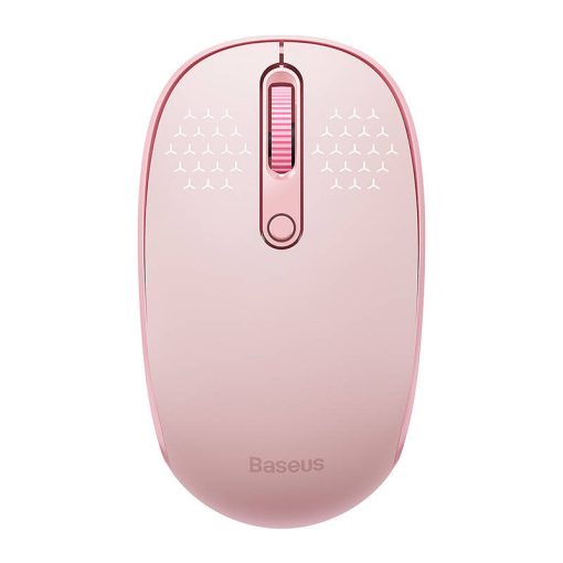 Baseus F01B vezeték nélküli egér, Tri-mode, 2.4G, BT 5.0, 1600 DPI, rózsaszín - Image 2