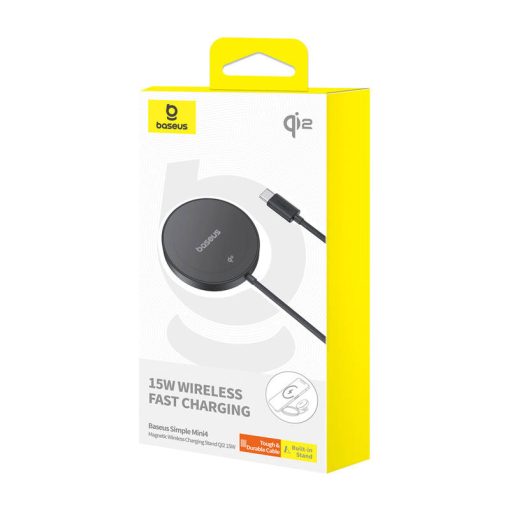 Baseus Simple Mini4 töltőállvány, 15W, fekete - Image 8