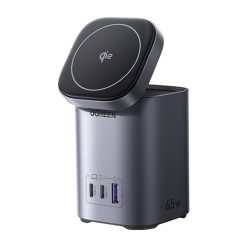 UGREEN X555 asztali gyorstöltő, 2:1,  USB + 2x USB-C, 65W, GaN