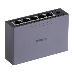 UGREEN CM633 5 portos GigaBit Ethernet switch, fekete