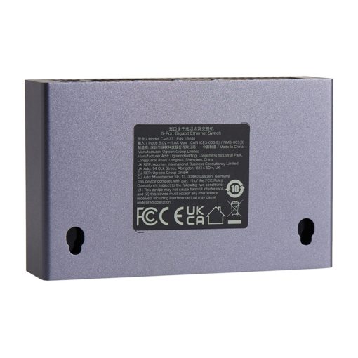 UGREEN CM633 5 portos GigaBit Ethernet switch, fekete - Image 3