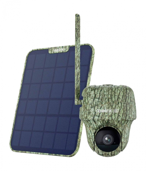 Reolink G450 kamera, 4G, 8MP, IP64, 6Ah, napelemmel, terepmintás