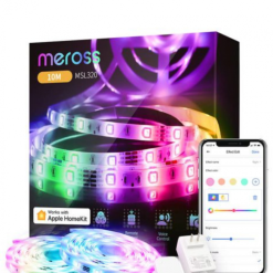 Meross MSL320 okos led szalag, RGB és fehér fény, 5m