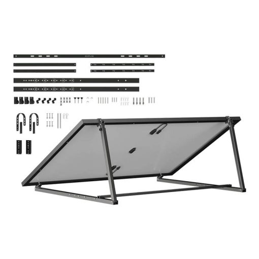 Ecoflow tartó, állítható, 400W PV panelhez szabadon álló, falra szerelhető - Image 2
