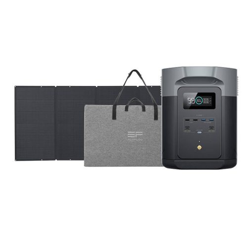 EcoFlow Delta 2 Max csomag  + PV panel 400W összecsukható
