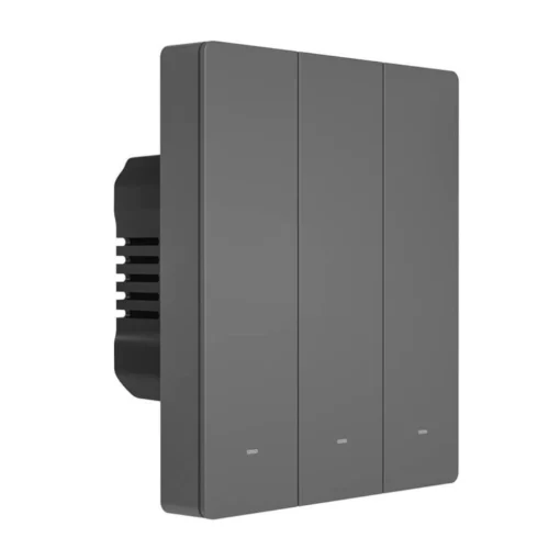 SONOFF SwitchMan M5-3C-80, 3 gombos, sorolható, antracit - Image 3