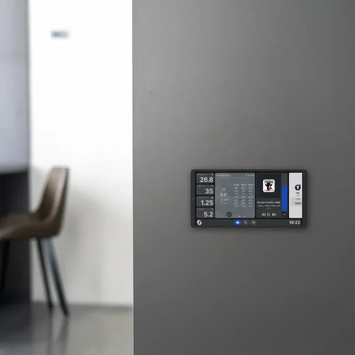 Shelly Wall Display X2 WiFi/BLU fekete + BLU H&T - Image 5