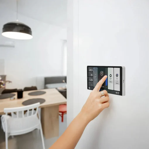 Shelly Wall Display X2 WiFi/BLU ezüst + BLU H&T - Image 5