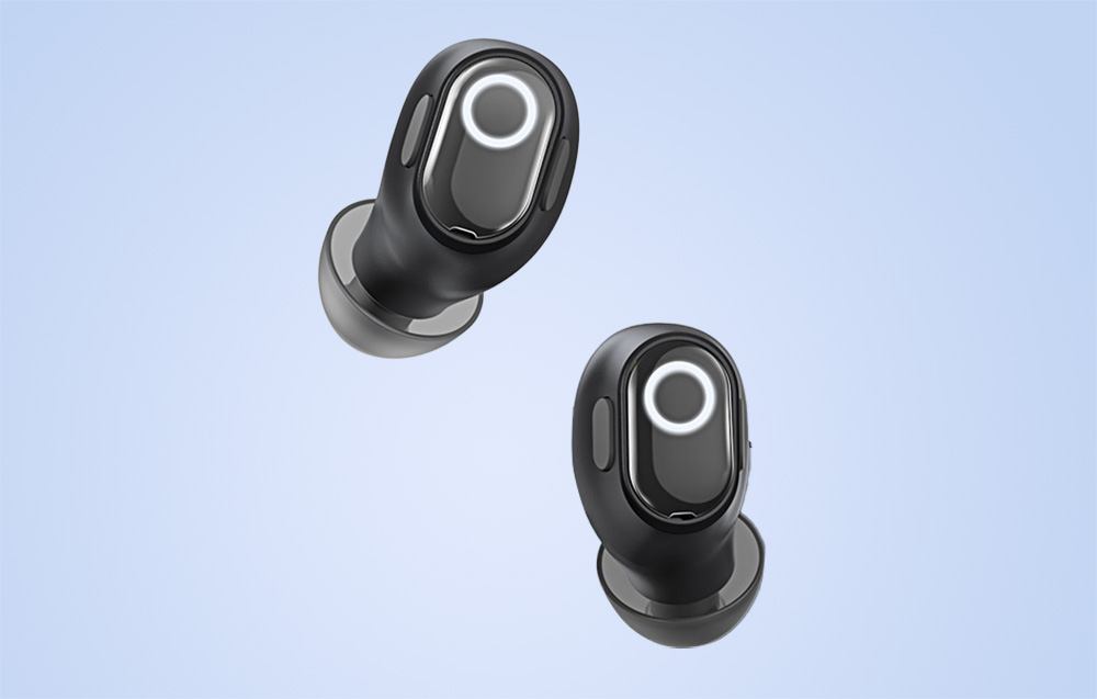 Baseus Bowie WM02 TWS vezeték nélküli fülhallgató, Bluetooth 5.0, fekete 5