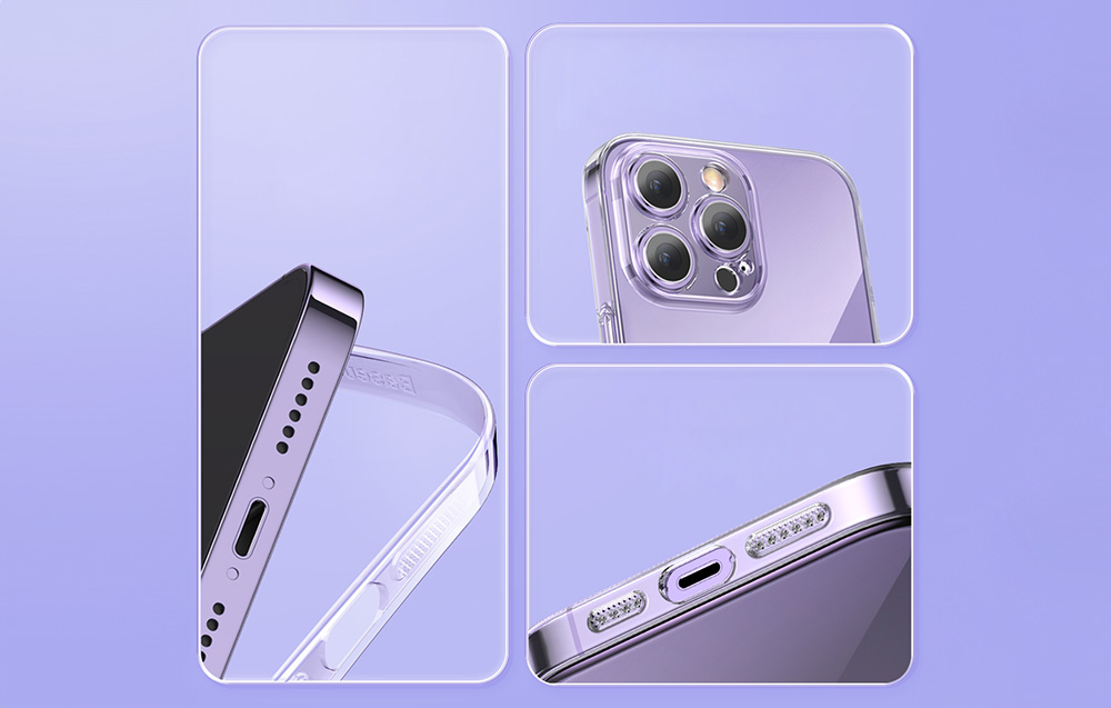 Baseus Crystal Series tok iPhone 14 Plus-hoz 5