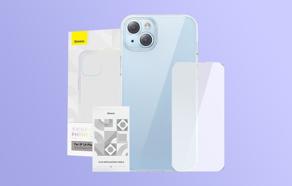 Baseus Crystal Series tok iPhone 14 Plus-hoz 6