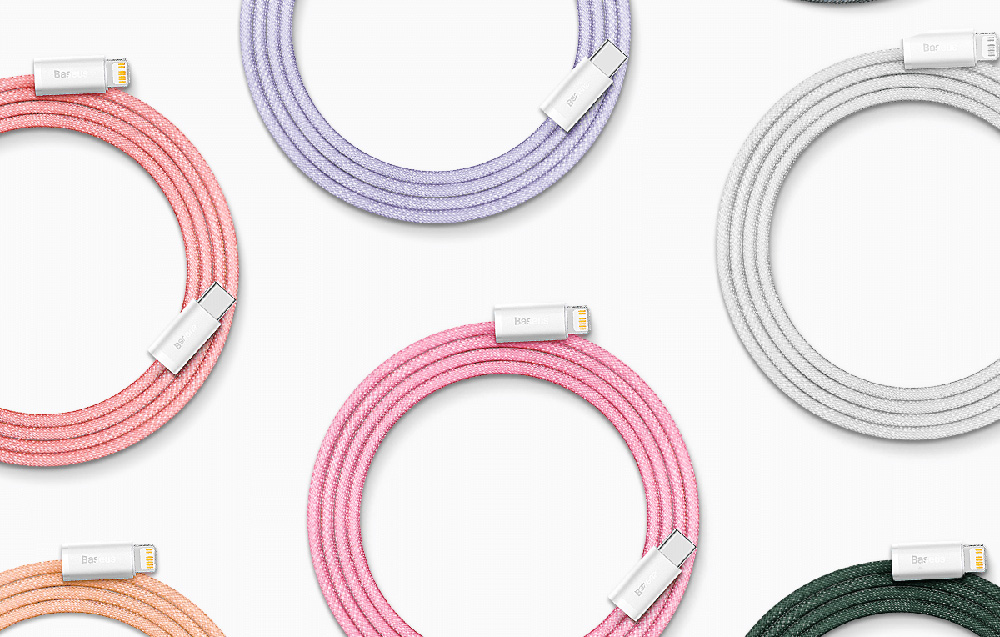 Baseus Dynamic 2 Series USB-C-Lightning kábel 20W, 2m (Lila) 2