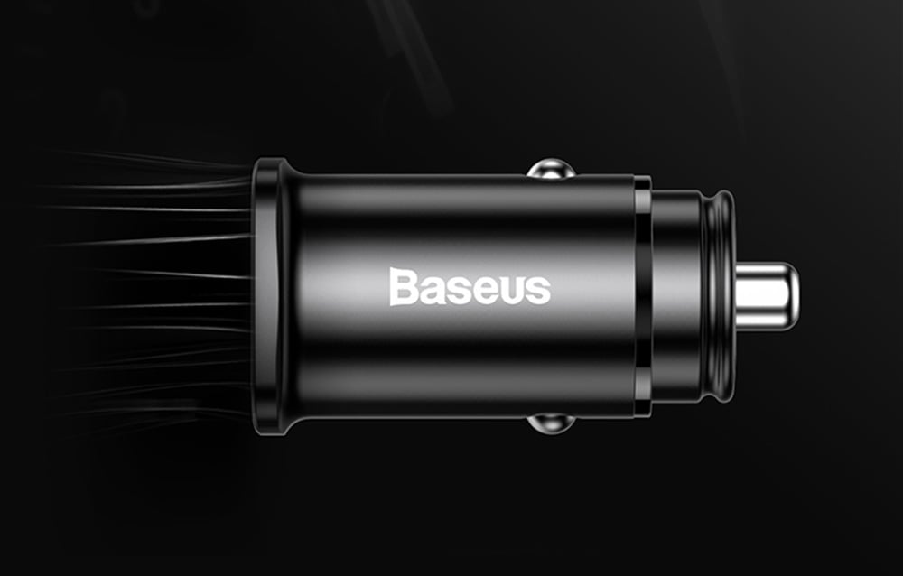 Baseus Square PPS autós töltő, QC4.0 / PD3.0, 5A, 30W, fekete 1