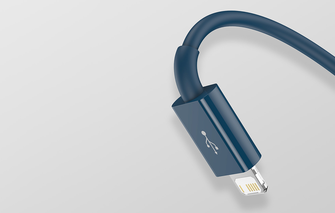 Baseus Superior Series USB kábel 3in1 , USB - micro USB / USB-C / Lightning, 3.5A, 1,2m, kék 4