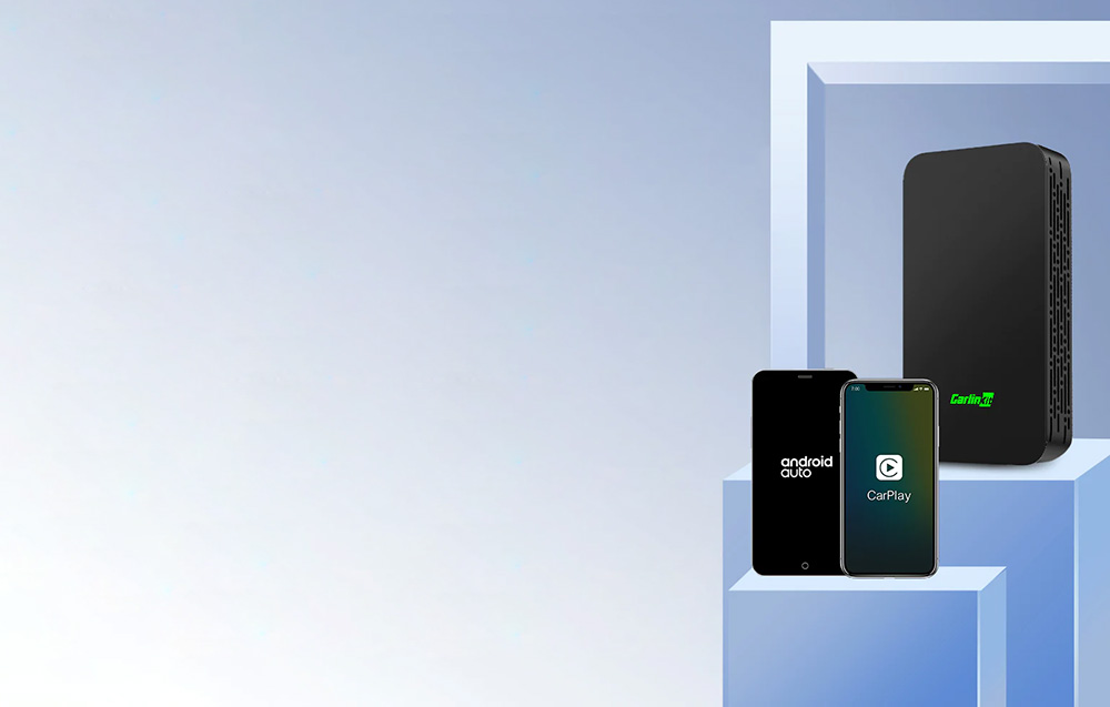 Carlinkit 2AIR vezeték nélküli adapter, Apple Carplay/Android Auto, fekete 1
