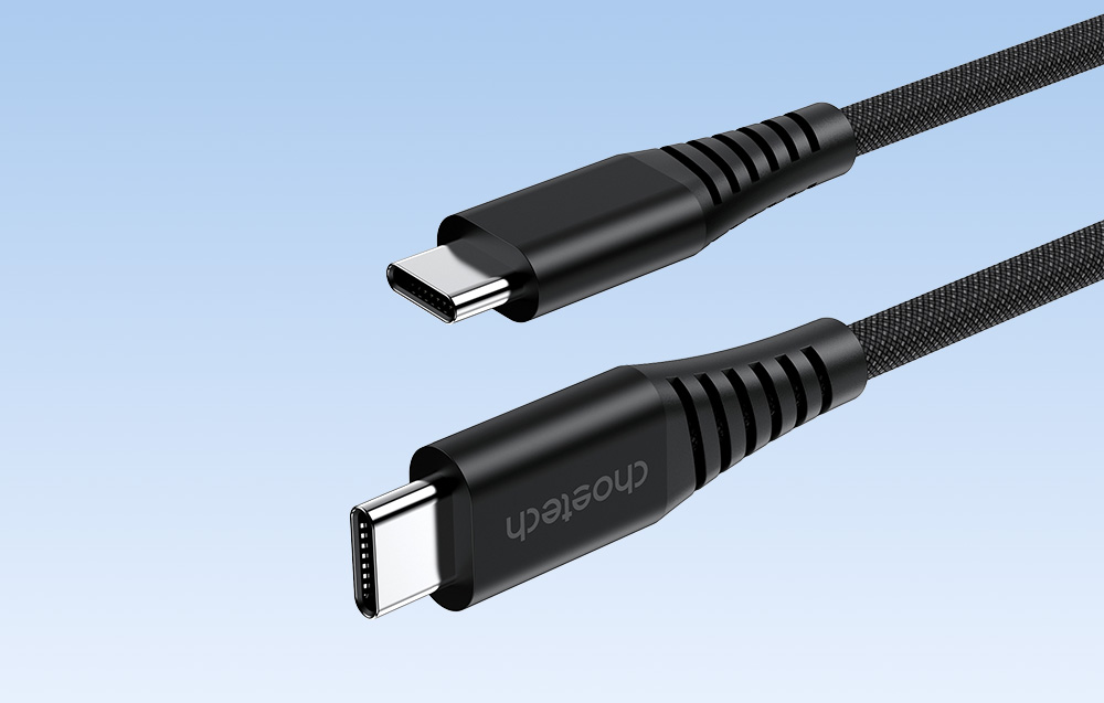 Choetech XCC-1051 USB-C-USB-C kábel, PD, 240W, 1.8m (fekete) 1