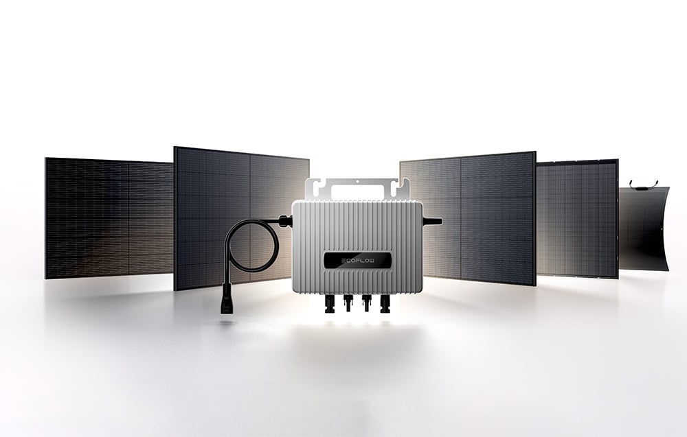 EcoFlow Stream 800W-os mikroinverter készlet + PV és AC kábelek 1