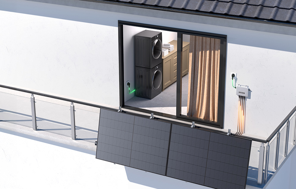 EcoFlow Stream 800W-os mikroinverter készlet + PV és AC kábelek 4