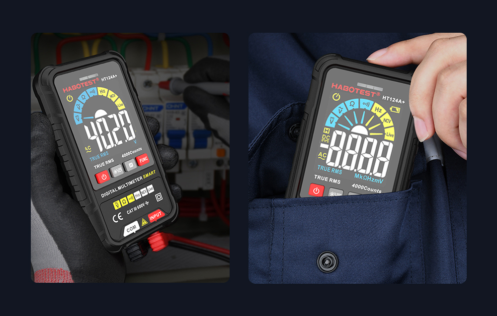 Habotest HT124A+ digitális univerzális multiméter 2