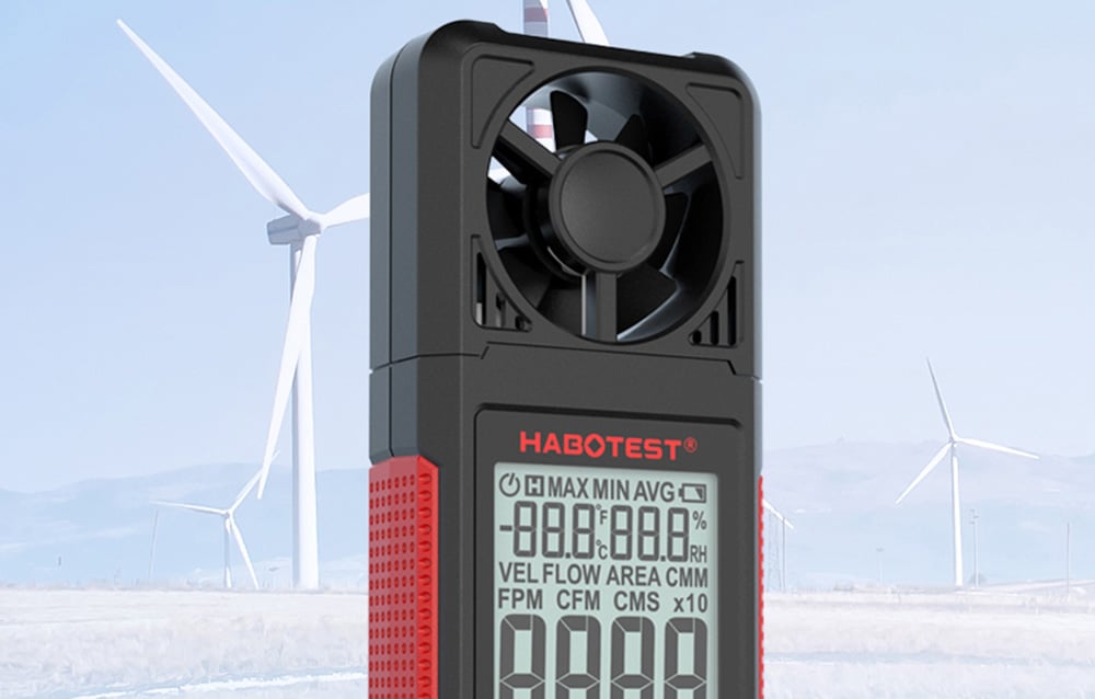 Habotest HT605 digitális anemométer 1