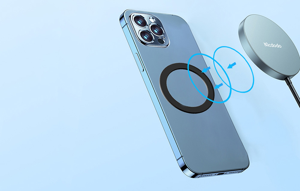 Mcdodo - Mágneses telefontartó gyűrű, MagSafe-eszközökhöz, fekete 1