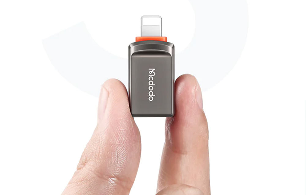 Mcdodo OT-8600 adapter, USB 3.0 - Lightning, fekete 4