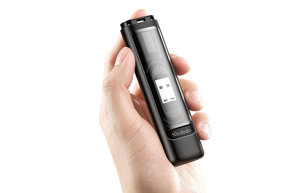 Mcdodo WF-1720 multifunkcionális kiegészítő készlet, 3:1, USB-C - USB-C, USB-C - Lightning, USB-C - Micro USB, fekete 3