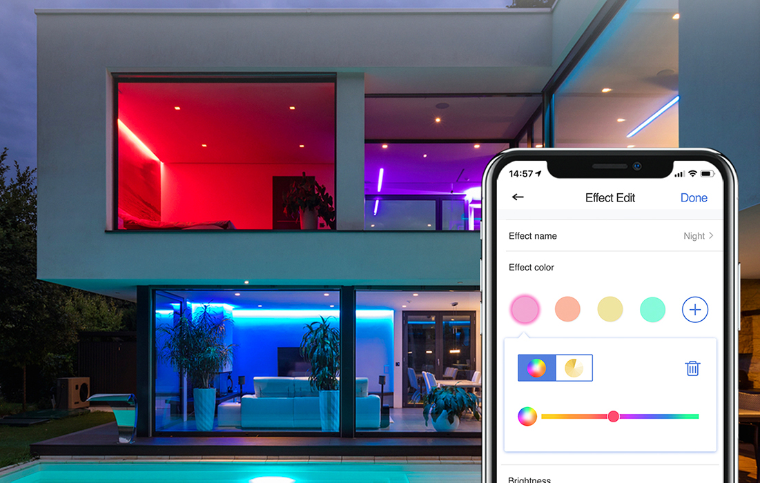 Meross Smart Wi-Fi LED szalag MSL320 (HomeKit) 4