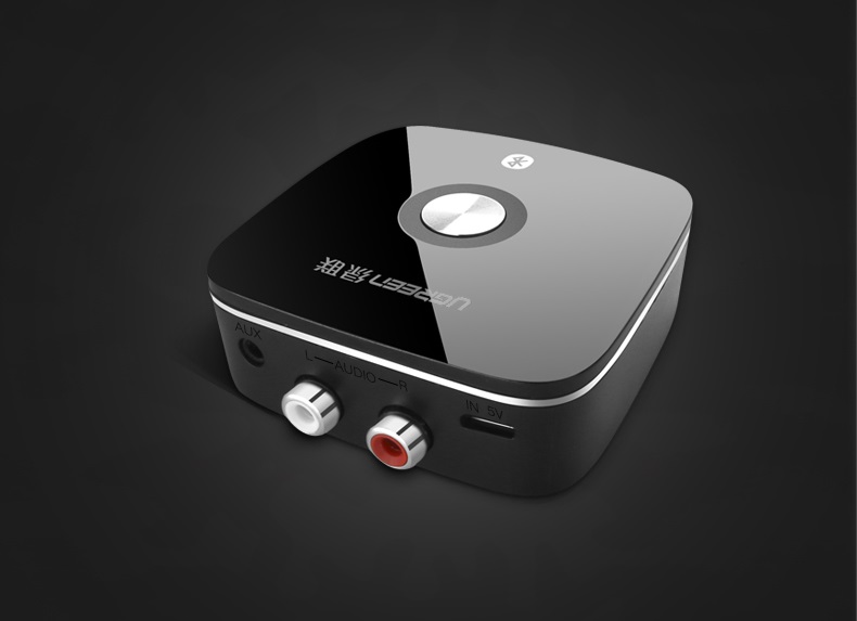 Odbiornik audió USB-C Bluetooth 5.1 Ugreen CM106, 2xRCA + AUX, micro USB 1
