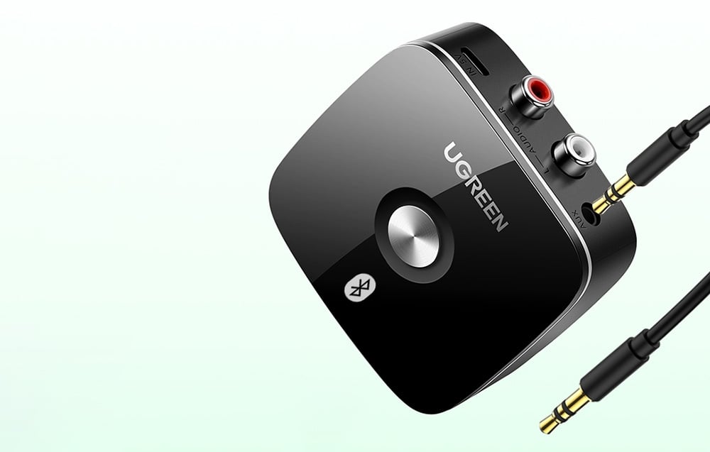 Odbiornik audió USB-C Bluetooth 5.1 Ugreen CM106, 2xRCA + AUX, USB-C 1