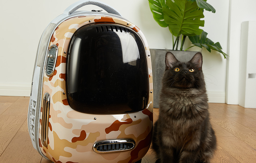 PetKit Breezy 2 kisállat hátizsák (Desert Moro) 1