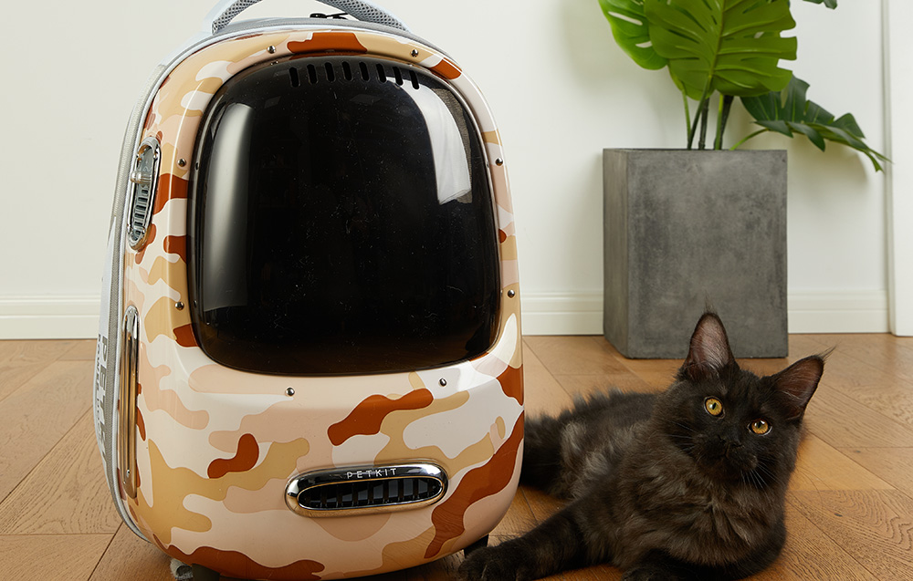 PetKit Breezy 2 kisállat hátizsák (Desert Moro) 3