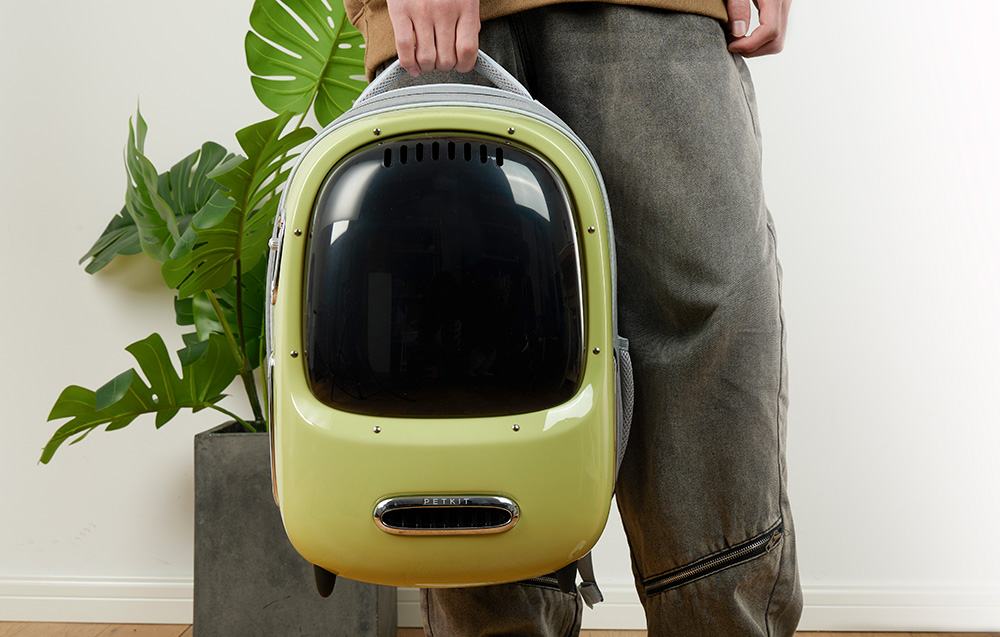 PetKit Breezy 2 kisállat hátizsák (zöld) 2