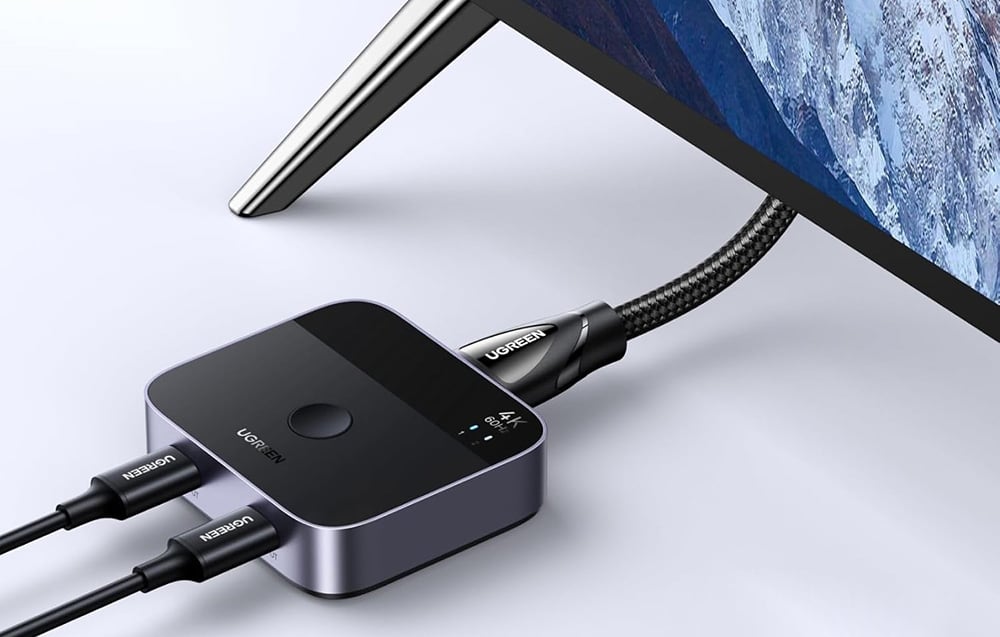 Switch / Switch 2x USB-C HDMI-re Ugreen AW502 2 az 1-ben, 4K 60Hz 1
