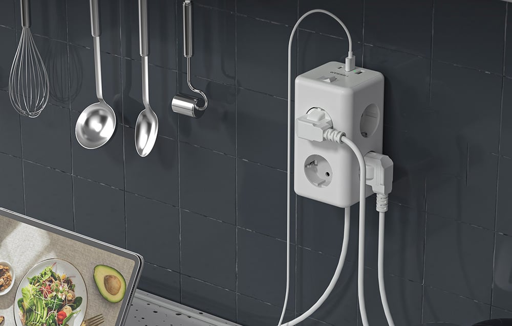 TESSAN Power strip TS-306-C 4