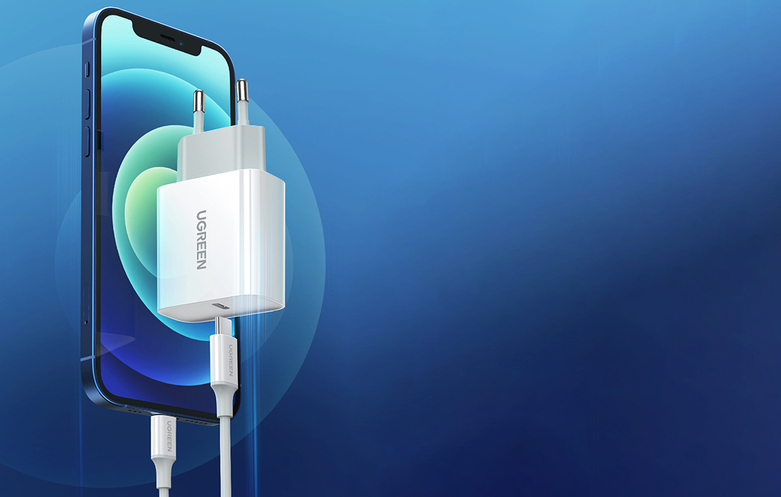 UGREEN adapter CD137, 20W, PD 3.0, USB-C, fehér 1