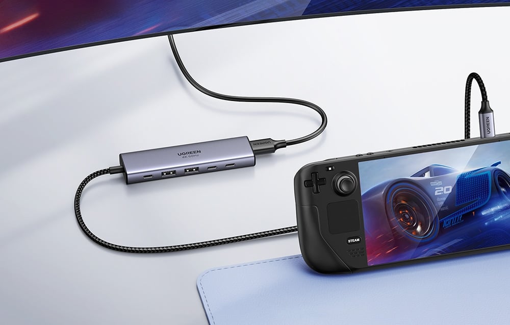Ugreen CM511 USB-C hub, HDMI 4K 60Hz, 2x USB 3.2, 2x USB-C 3.2, PD 2